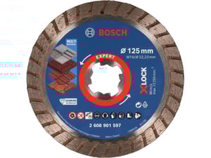 Bosch Rezna ploča MultiMaterial Turbo X-Lock 125mm Expert 2608901597