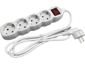 Entac Produžni kabl sa prekidačem 4-struki 3m