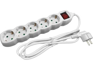 Entac Produžni kabl sa prekidačem 5-struki 5m