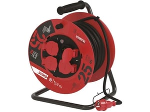 Emos Motalica 4/25m GG/J 3x2,5 IP44