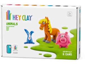 Hey Clay Glina Animals Piggy, Horse, Rabbit 6kom