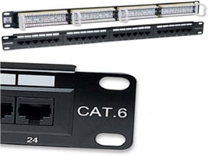 Intellinet Prespojni panel Cat6 UTP 24 porta 19inch 1U