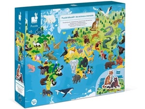 Janod Edu slagalica Ugrožene životinje 200kom