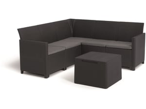 Keter Baštenski ugaoni set Marie 5 sa box stolom