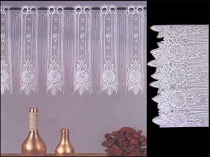 Kurz-Gardinen Zavesa Romantic G 3385-07