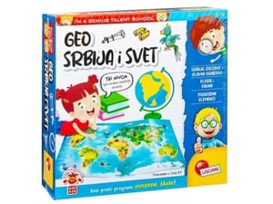 Lisciani Mali Genije SR Edukativni set Zanimljiva geografija RS100545