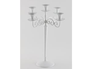 Metalni svećnjak za 5 sveće H90cm