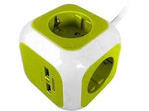 Orno Prenosna priključnica 2xUSB +4 Šuko kabl 1,4m