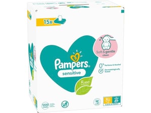 Pampers Vlažne maramice Sensitive 15 pakovanja x 80 1200kom