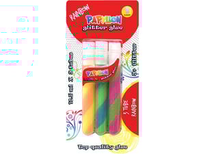 Pangraf Glitter u tubama rainbow 3 tube