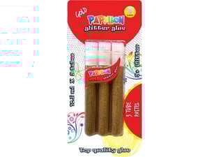 Pangraf Glitter zlatni u tubama 3 tube