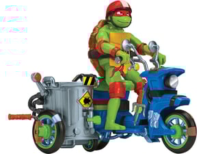 Playmates Rafaelo sa vozilom