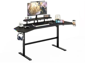 Pulssar Gejmerski sto 180cm sa RGB svetlom GT-031C + poklon gaming podloga