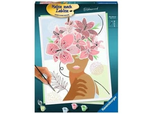 Ravensburger Društvena igra Slikaj po brojevima Razmišljam o cveću