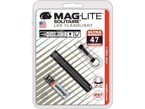 Maglite Lampa LED 1xAAA Solitaire blister sa baterijom i privezkom za ključeve IPX7 12,70x81 mm cca 45 m