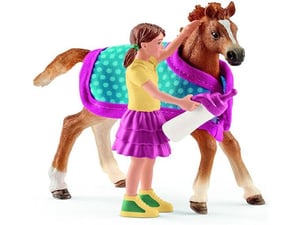 Schleich Ždrebe sa pokrivačem