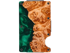 Shopito Metalni novčanik za kartice Boson epoxy/drvo