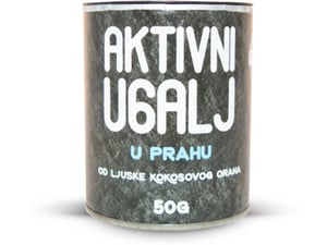 TopFood Aktivni ugalj u prahu 50gr