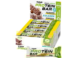TopFood Protein bar čoko lešnik 50gr/16kom