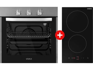 Vivax Ugradna rerna BO-606FTM X + Vivax Ugradna ploča BH-02MVC