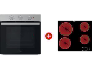 Whirlpool Ugradna rerna OMR35HR0X + Ugradna ploča AKT 8090/NE