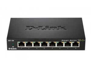 D-Link Switch LAN DGS-108GL 10/100/1000Mbps 8port Metal Gigabit