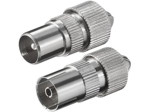 ZED Electronic RF utikač + RF utičnica metalna RF-SET2