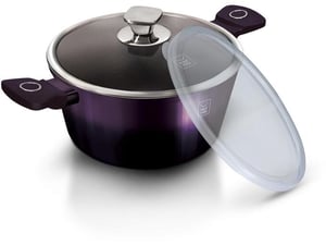 Kaufmax Šerpa sa poklopcem 28cm purple eclipse collection km-0048