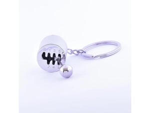 888 Car Accessories Privezak menjač srebrni