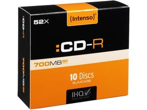 Intenso CD-R 700MB (80 min.) pak. 10 komada Slim Case
