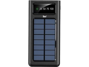 MeanIT Solarni prenosni punjač sa lampom, 10.000 mAh