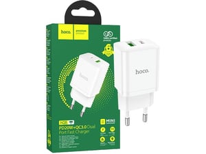 Hoco Punjač kućni, brzi, PD20W, QC3.0