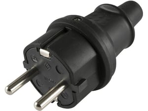 Home Strujni utikač šuko, ravni, gumirani, IP44