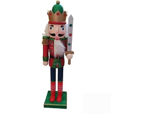 Novogodišnja dekoracija Drveni vojnik TG3804