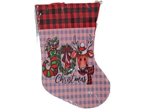 Novogodišnja dekoracija Ukrasna čarapa 02S0026