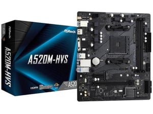 ASRock Matična ploča MB AM4 A520M-HVS 90-MXBE60-A0UAYZ