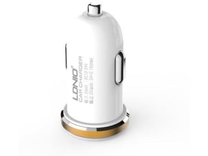 Auto punjač LDNIO DL C22 dual USB 2 1A + Micro USB Kabl