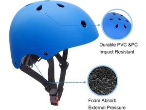 Kaciga za trotinet,rolere,skateboard M 54 58 cm