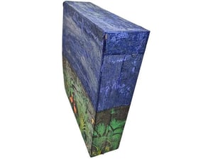 Etnoria Eko dekupaž registrator Amazonija za dokumenta,kancelarijski ukras i pribor za radni sto,sa zaštitnim premazom za dugotrajnu upotrebu