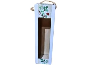 Etnoria dekupaž drvena kutija sa etno motivima, za flašu pića, za buteljku, za ukras, za poklon