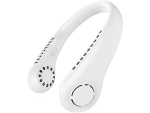 Prenosivi mini ventilator u obliku slušalica, Beli