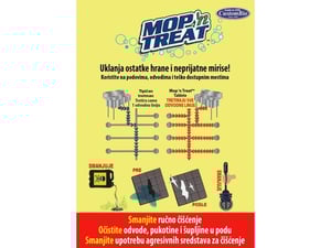 Dobre bakterije Tablete za čišćenje podova i uklanjanje neprijatnih mirisa Mops
