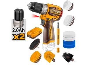 Ingco Aku bušilica UD 16V 60NM COSLI240786E + četke Super