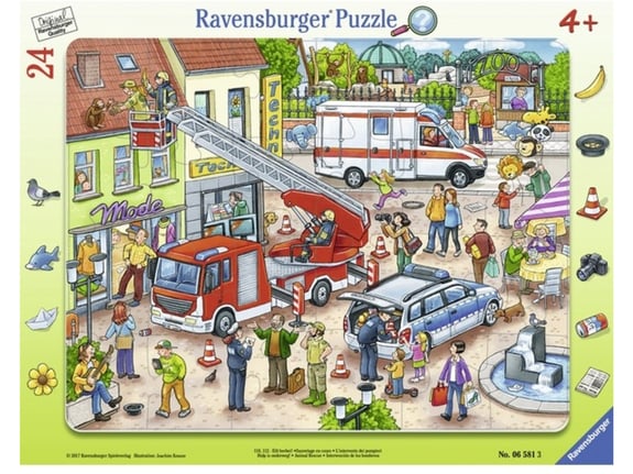 Ravensburger puzzle (slagalice) - Spašavanje životinja u gradu RA06581