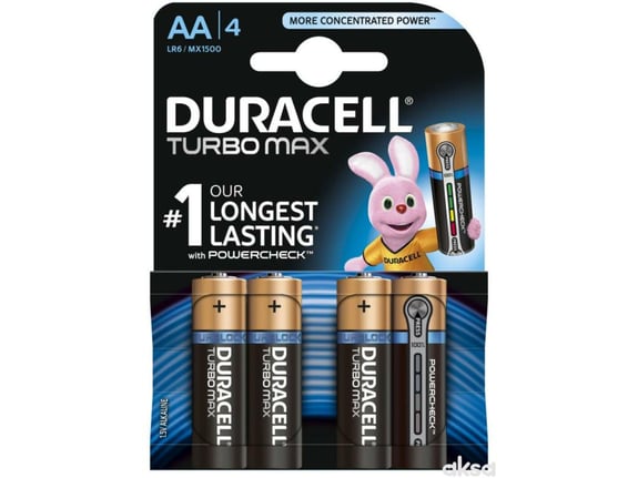 Duracell Baterije Turbo AA 4kom