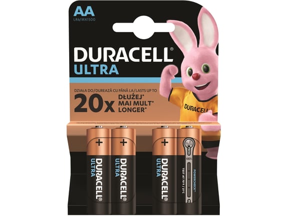Duracell Baterije Ultra AA 4kom