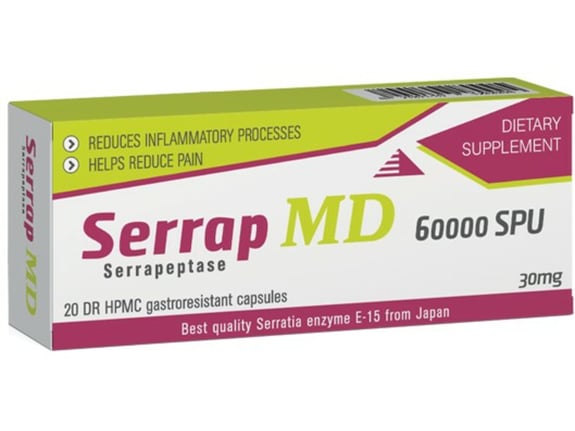 Healty nutrition and beauty Serapeptaza Serrap MD 60000 SPU