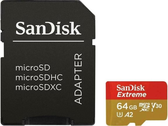 GoPro Sandisk Extreme Memorijska kartica (64GB) SDSQXAF-064G-GN6AA