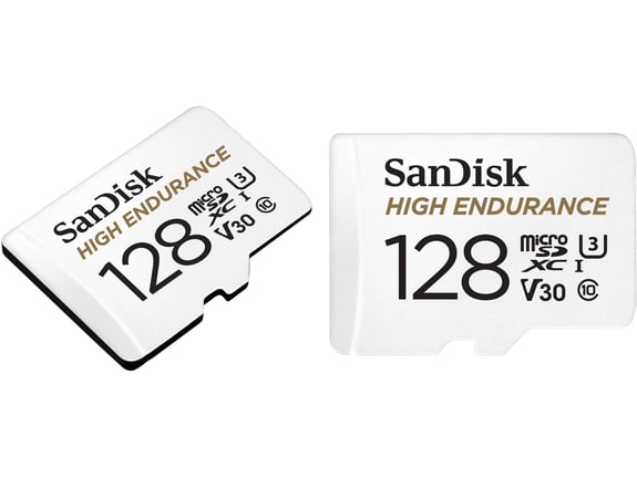 SanDisk High Endurance microSDXC 128GB + SD Adapter SDSQQNR-128G-GN6IA