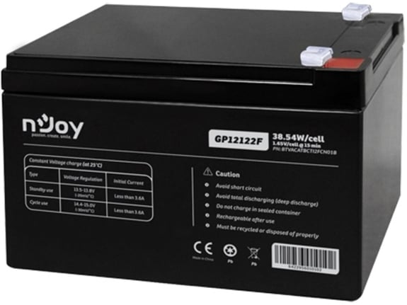 NJOY GP07121L baterija za UPS 12V 20.02W (BTVACFUOBTO1LCN01A)